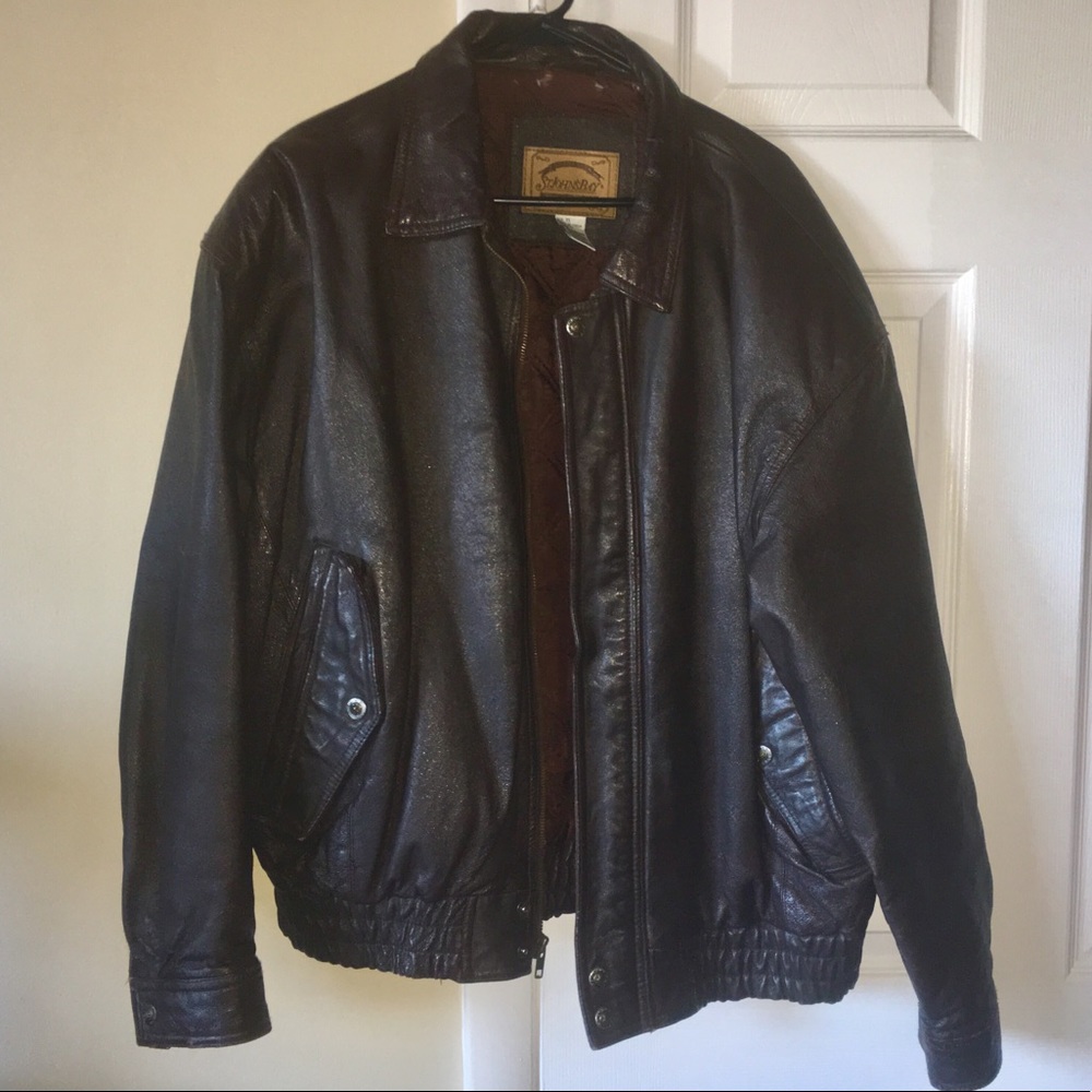 St. John’s Bay Genuine Leather Motorcycle Jacket
